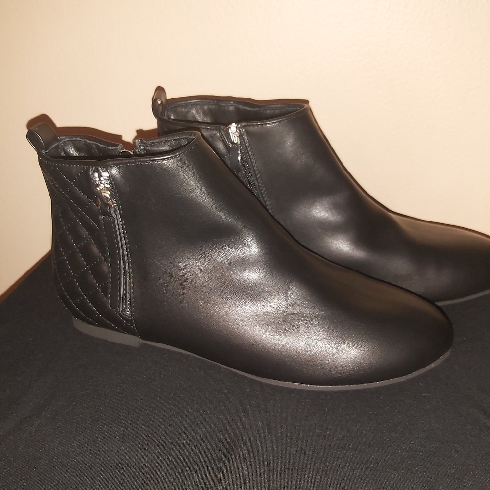 MaxMuxun, black ankle boots, size 9.5